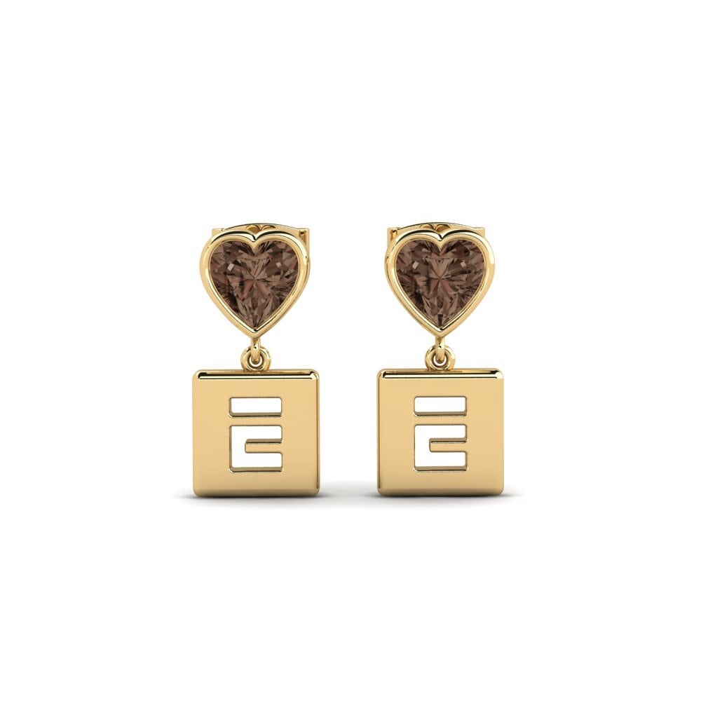 Smoky Quartz Women's Earring Camminare - E