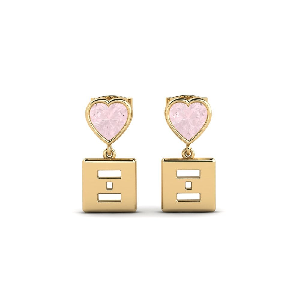 Rose Quartz Women's Earring Camminare - I