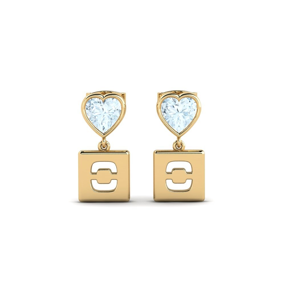 Aquamarine Women's Earring Camminare - O