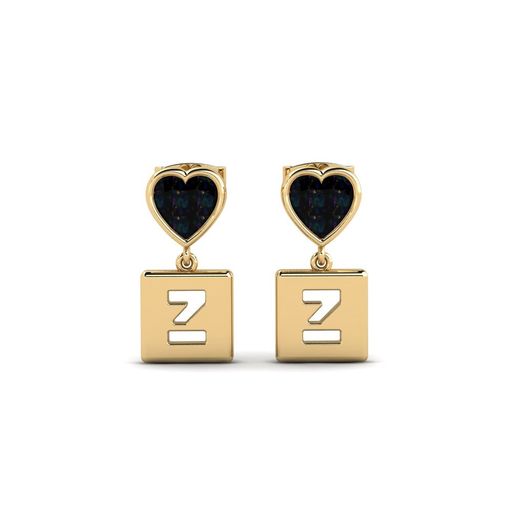 Black Opal Women's Earring Camminare - Z