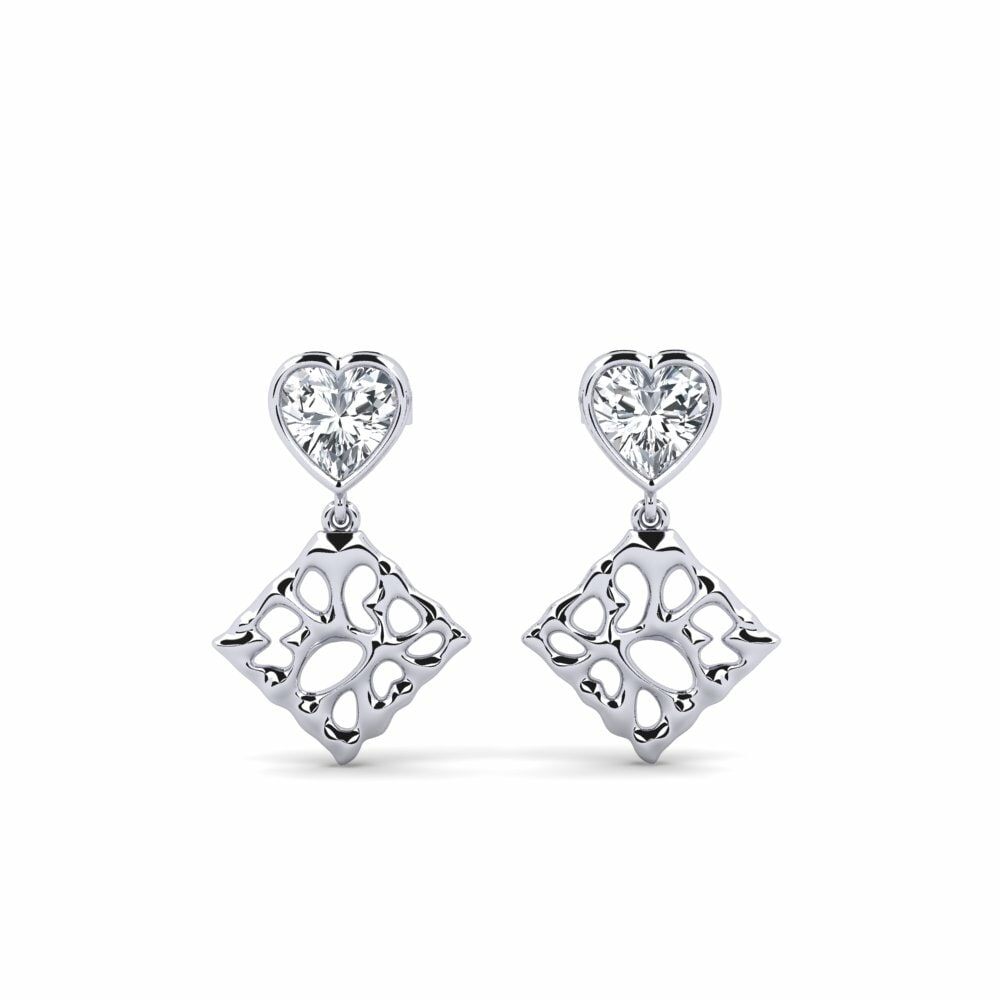 White Zircon Women's Earring Nongio