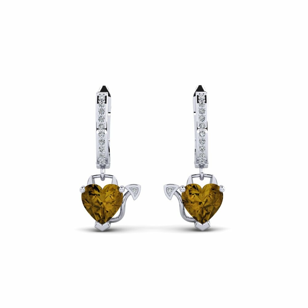 Brown Zircon Women's Earring Noxu
