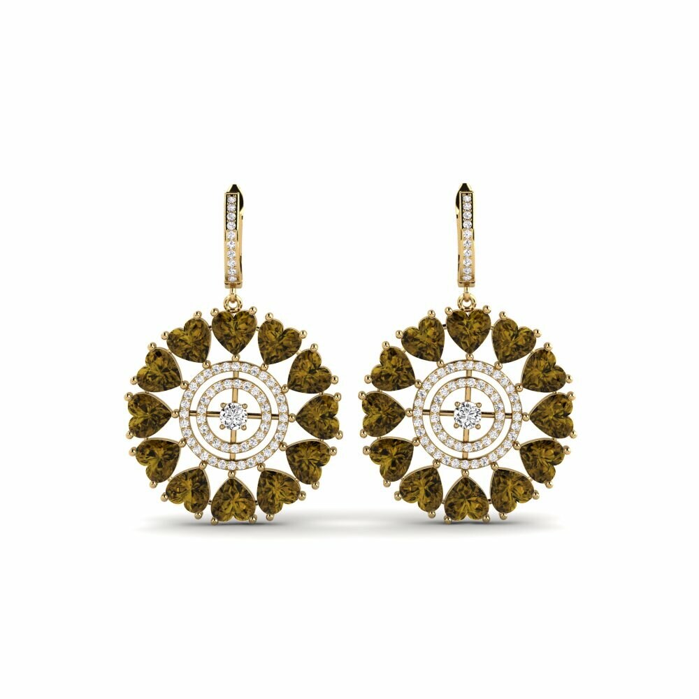 Brown Zircon Women's Earring Sandsford