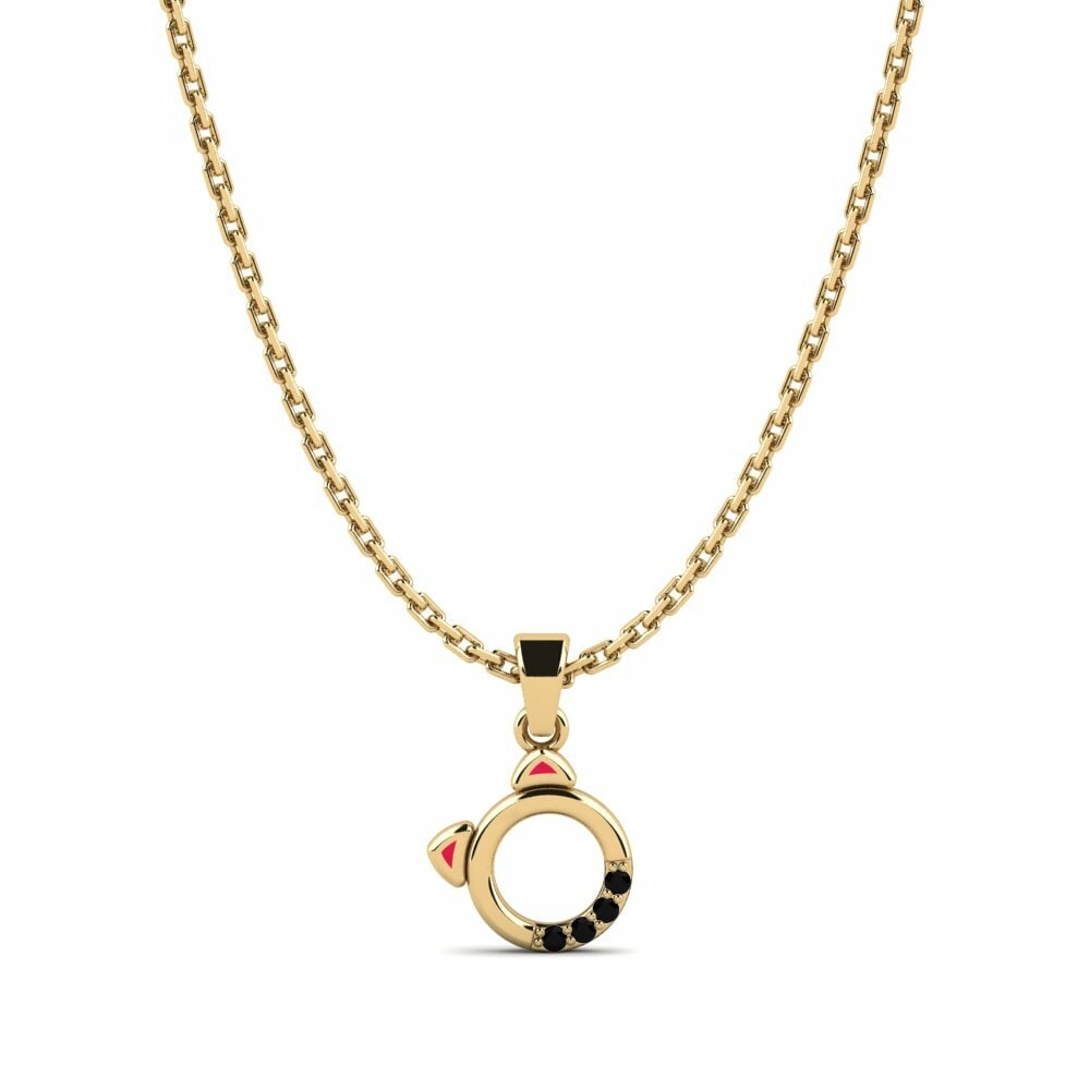 Zwarte Onyx Kinderhanger Suitor