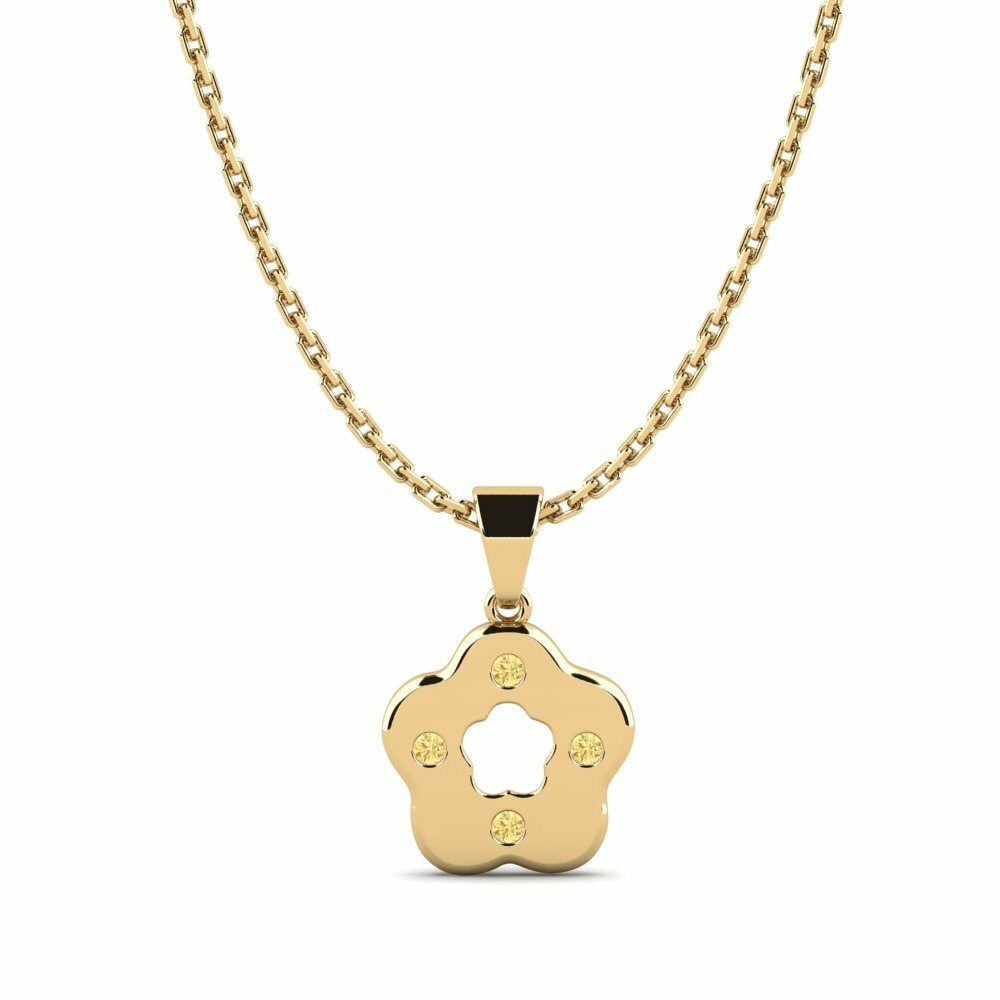 Gele Diamant Kinderhanger Triune