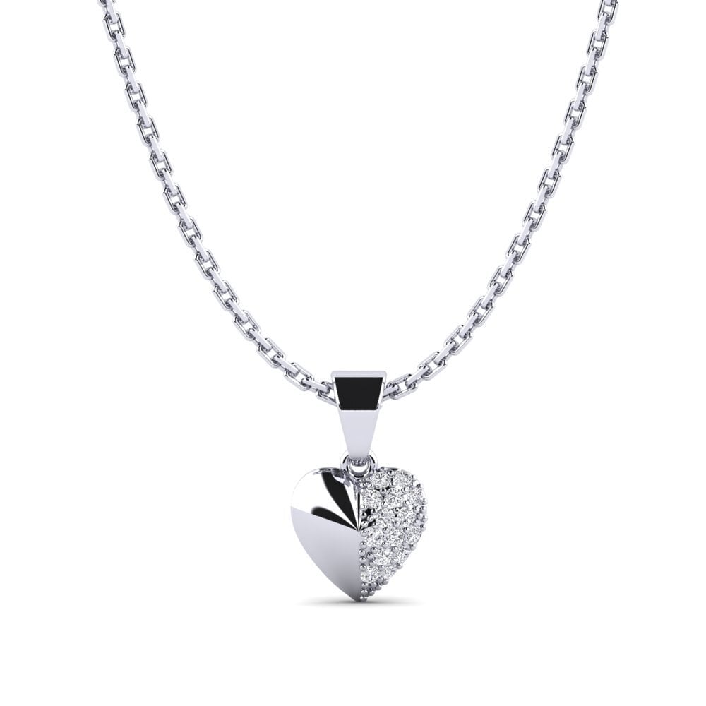 Paladio 950 Diamante Colgante para Niño Tyro