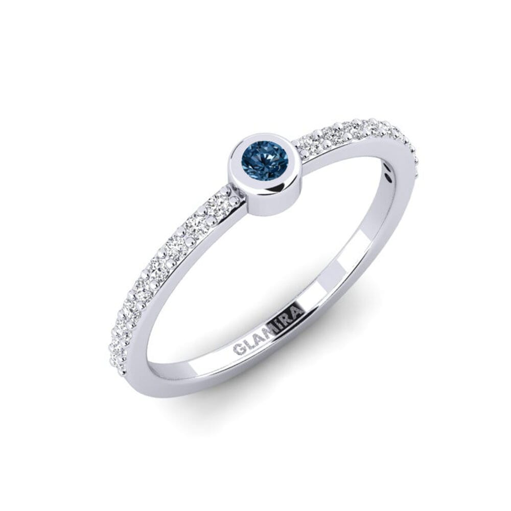 Blauwe Diamant Verlovingsring Vranje