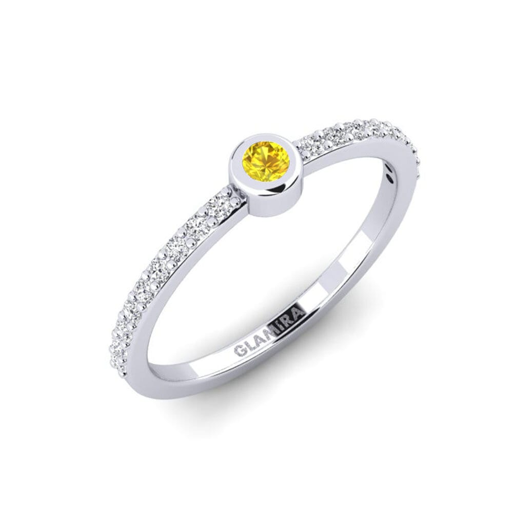 Yellow Sapphire Engagement Ring Vranje
