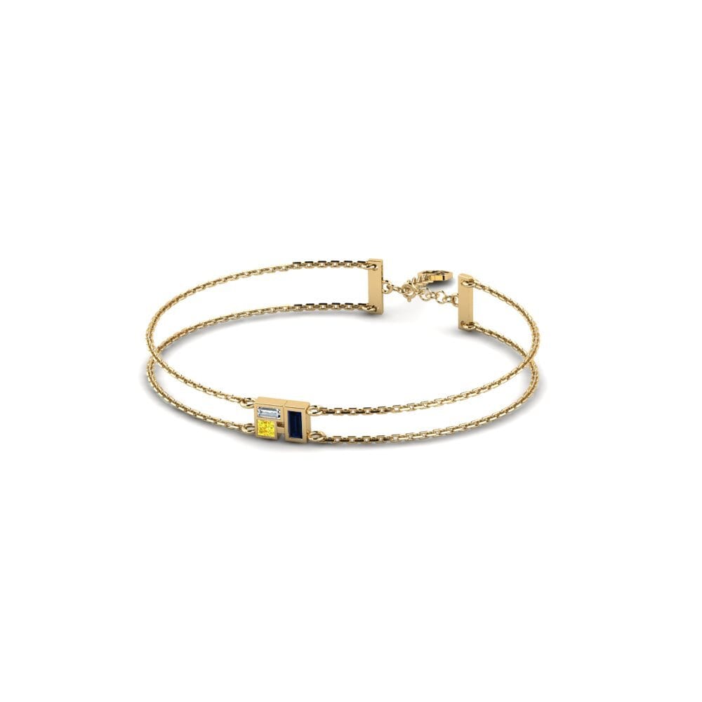 Yellow Sapphire Women's Bracelet Karibib