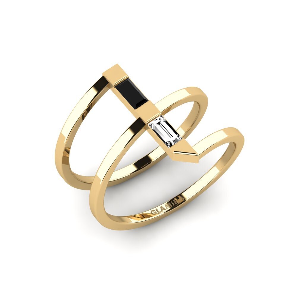 Vàng 18K black-onyx Nhẫn Fluanta