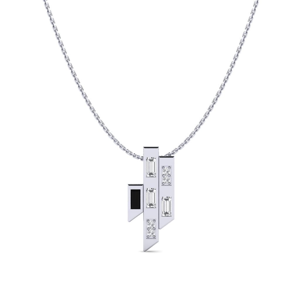 Black Sapphire Women's Pendant Linji