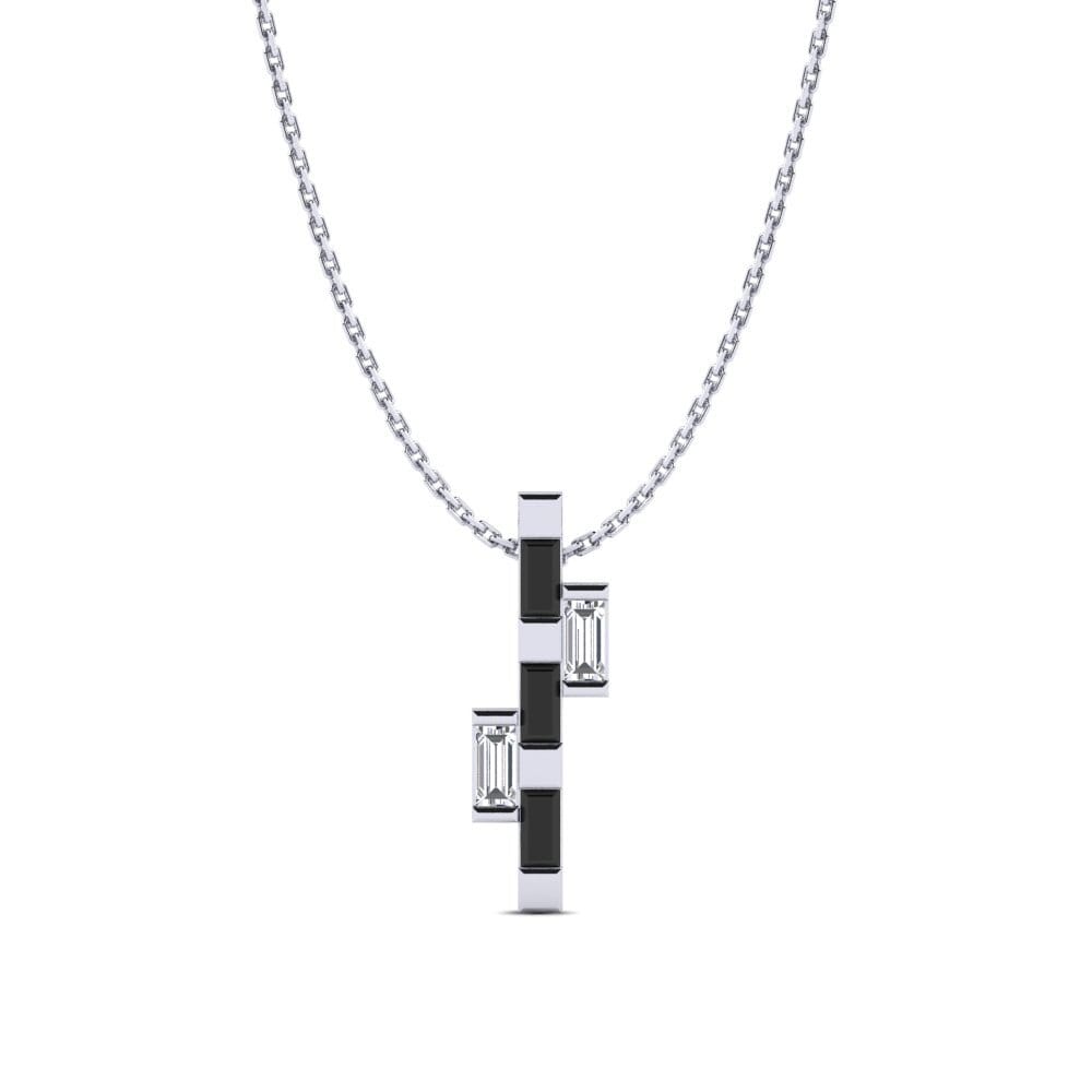 Black Sapphire Women's Pendant Melay