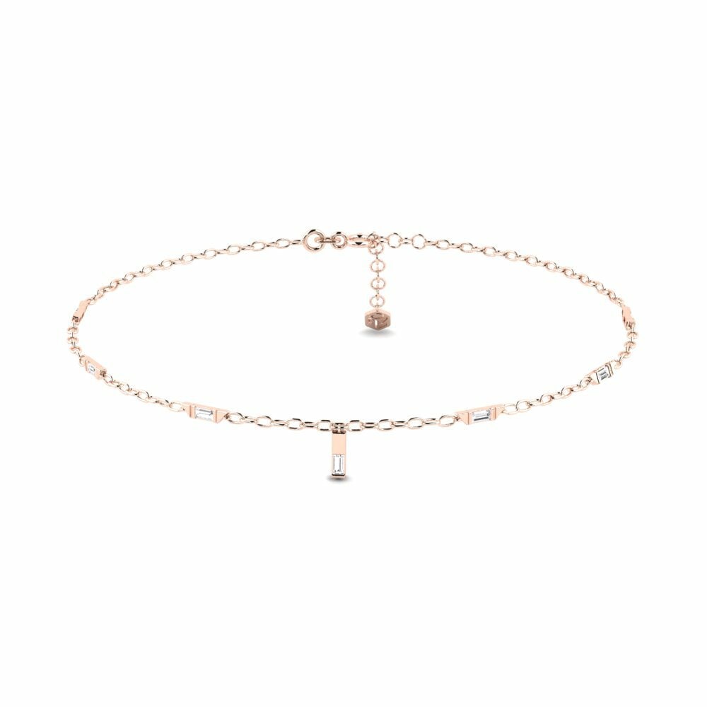 Oro Rosso 750 Cavigliera da donna Safranar