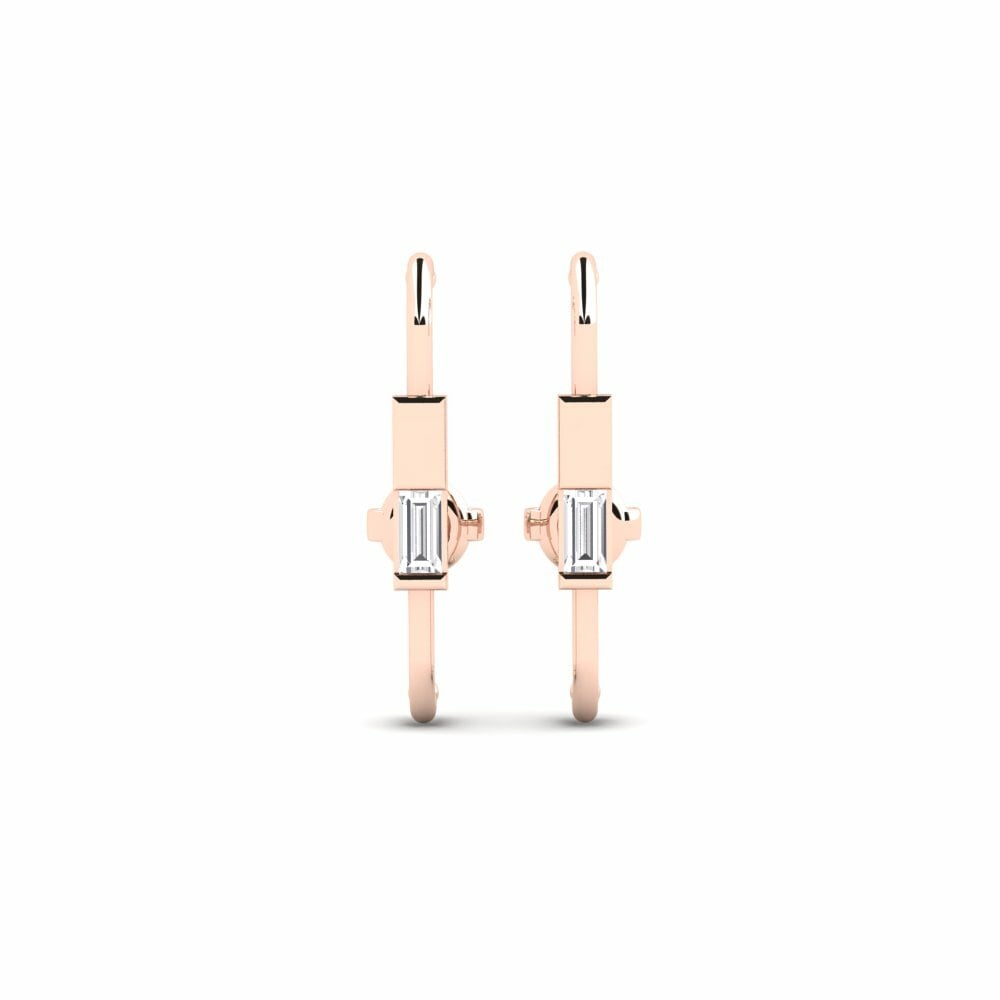 Oro Rosso 750 Orecchino da donna Shmoops