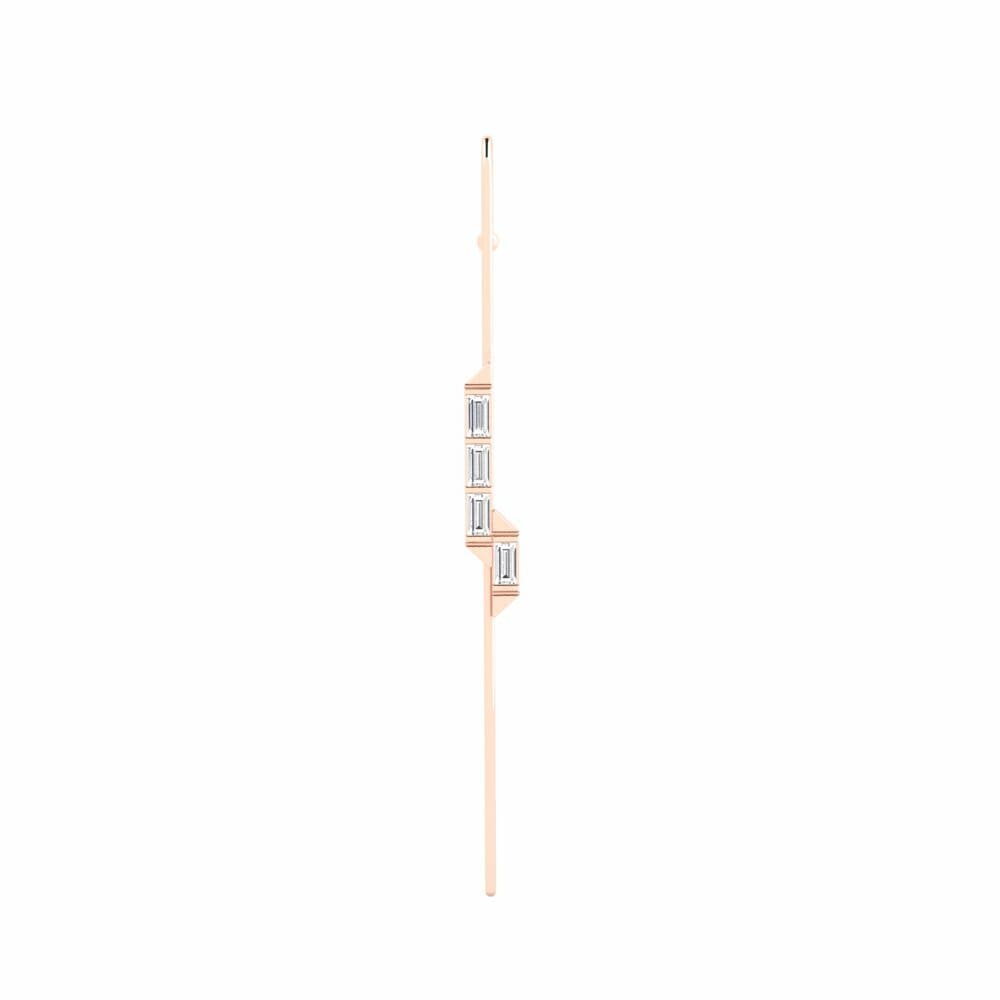 Oro Rosso 750 Piercing all'orecchio Sonechka