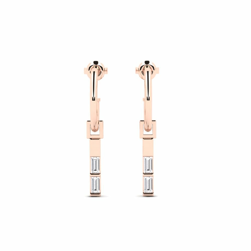 Oro Rosso 750 Orecchino da donna Spanky