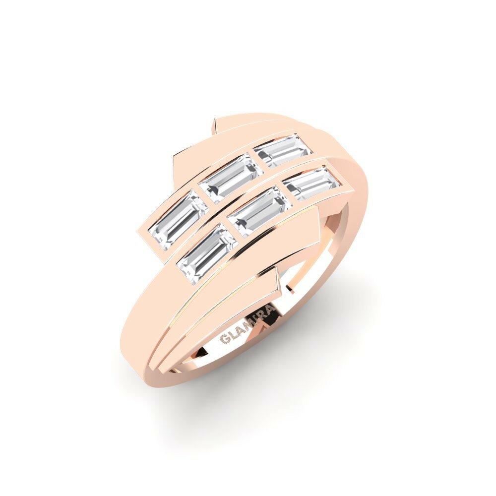 Oro Rosso 750 Anello Successively