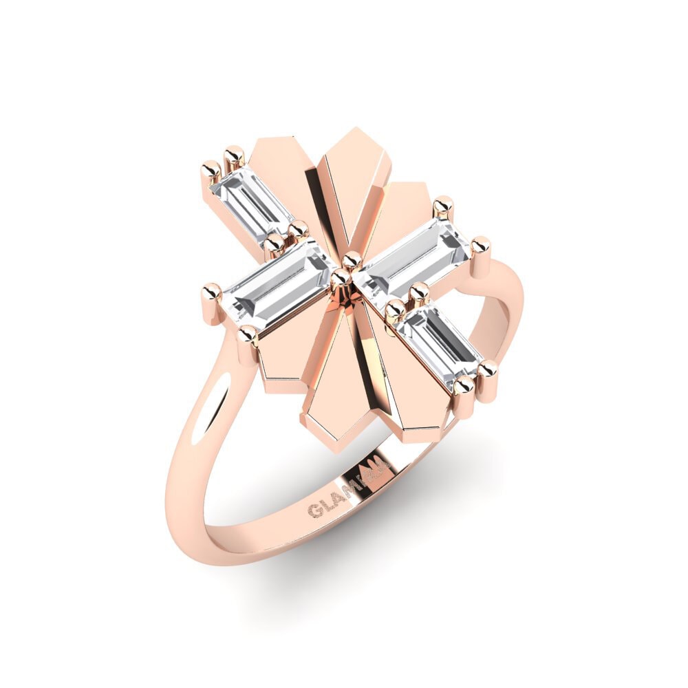 Oro Rosso 750 Anello Validly