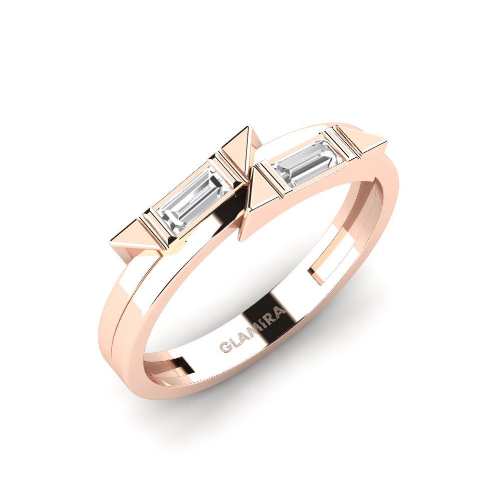 Oro Rosso 750 Anello Virtuelno