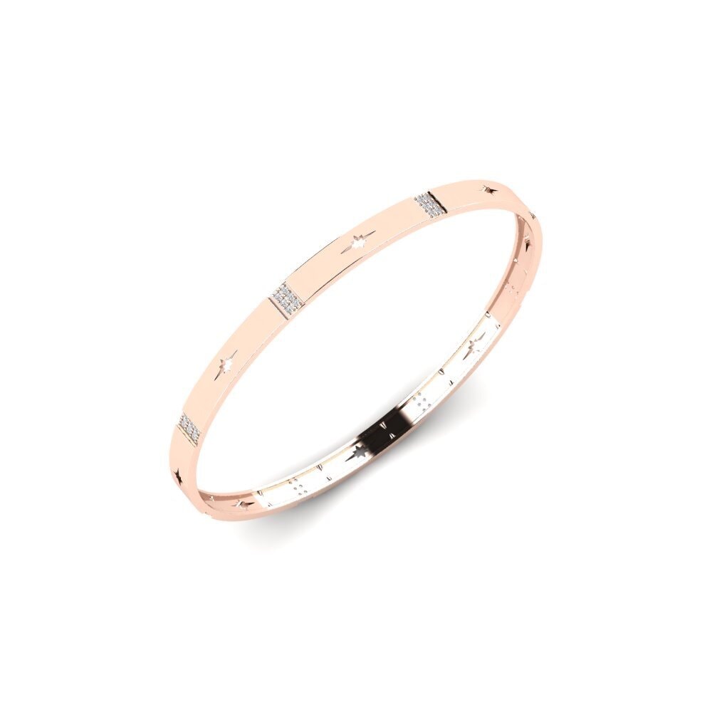 Rotgold 585 Damen armreif Porrima