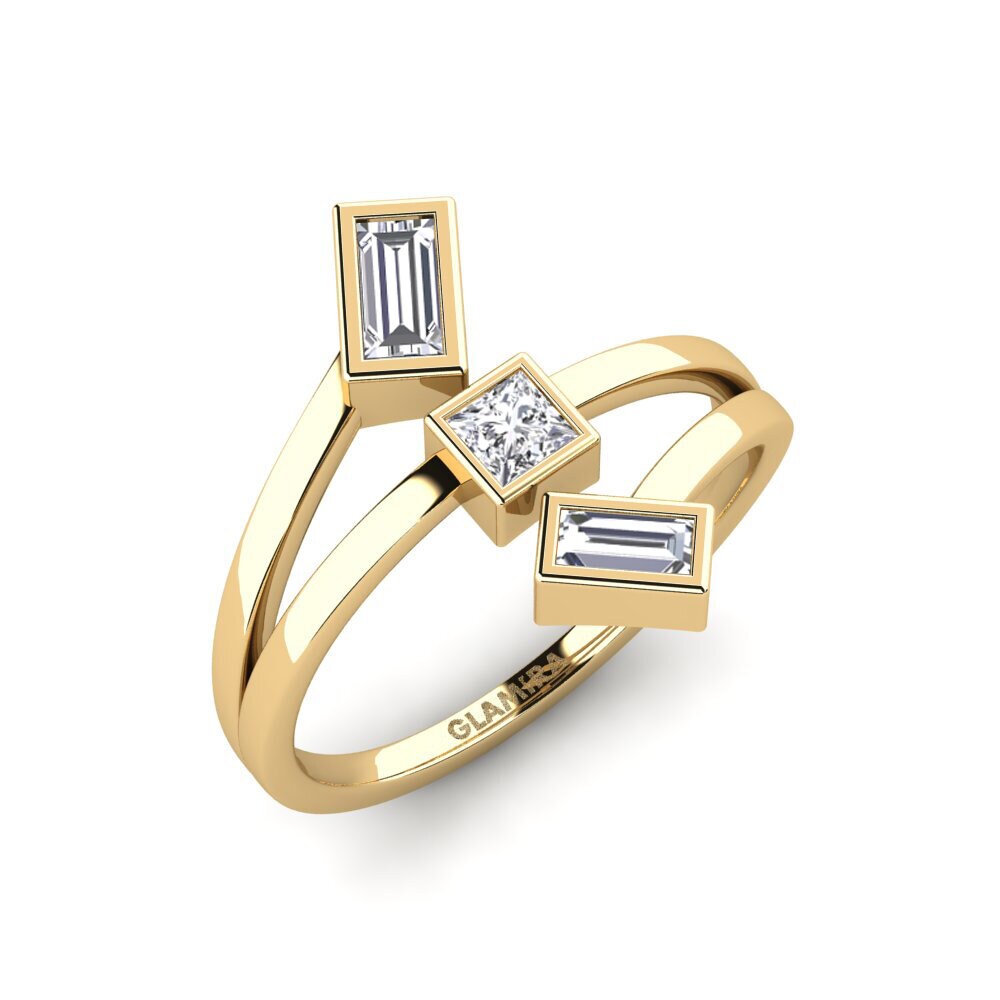 9k Yellow Gold Lab Grown Diamond Ring Opuwo