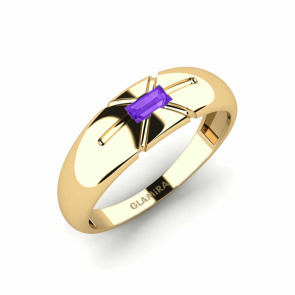 Amethyst Engagement Ring Transmit