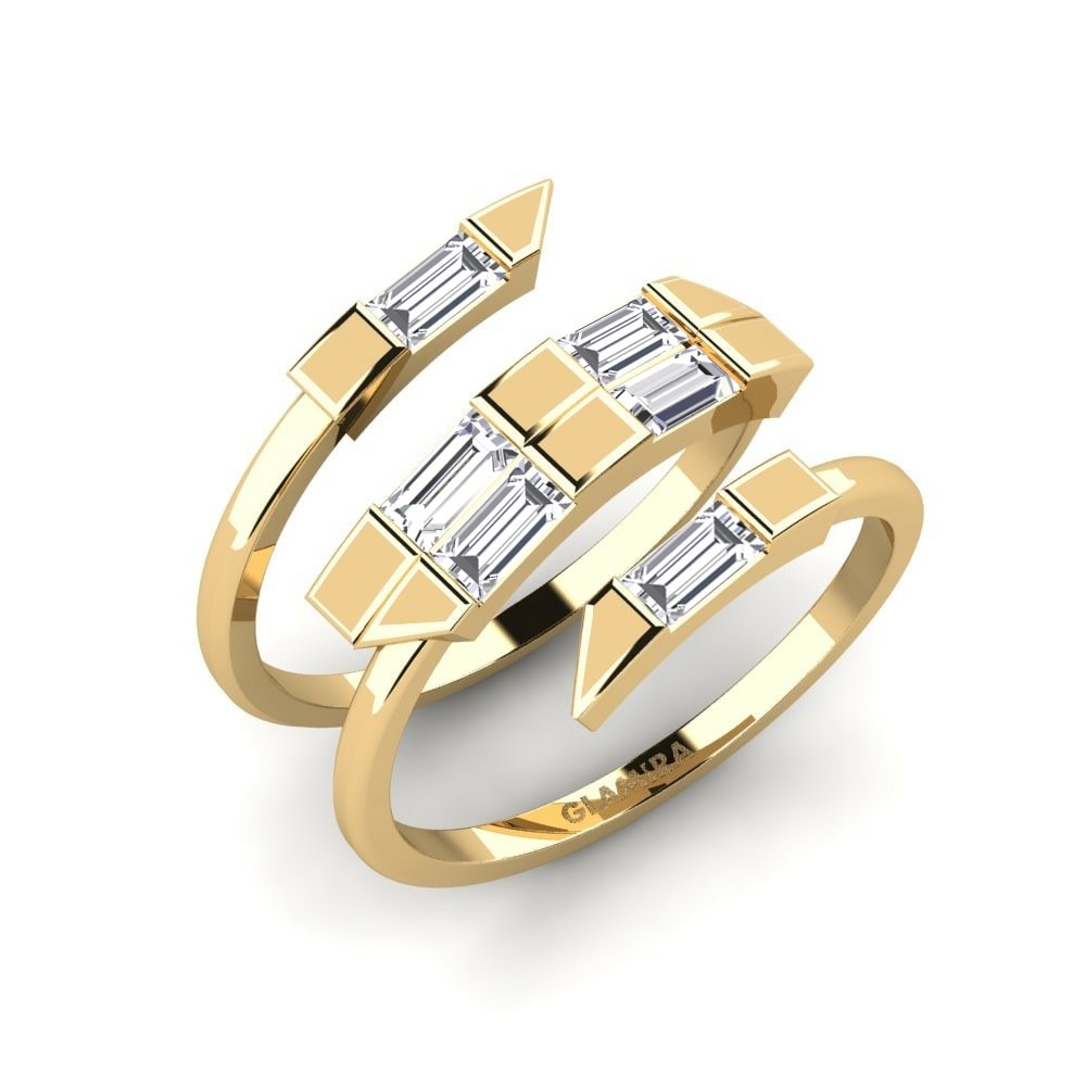 9k Yellow Gold Lab Grown Diamond Ring Umgca