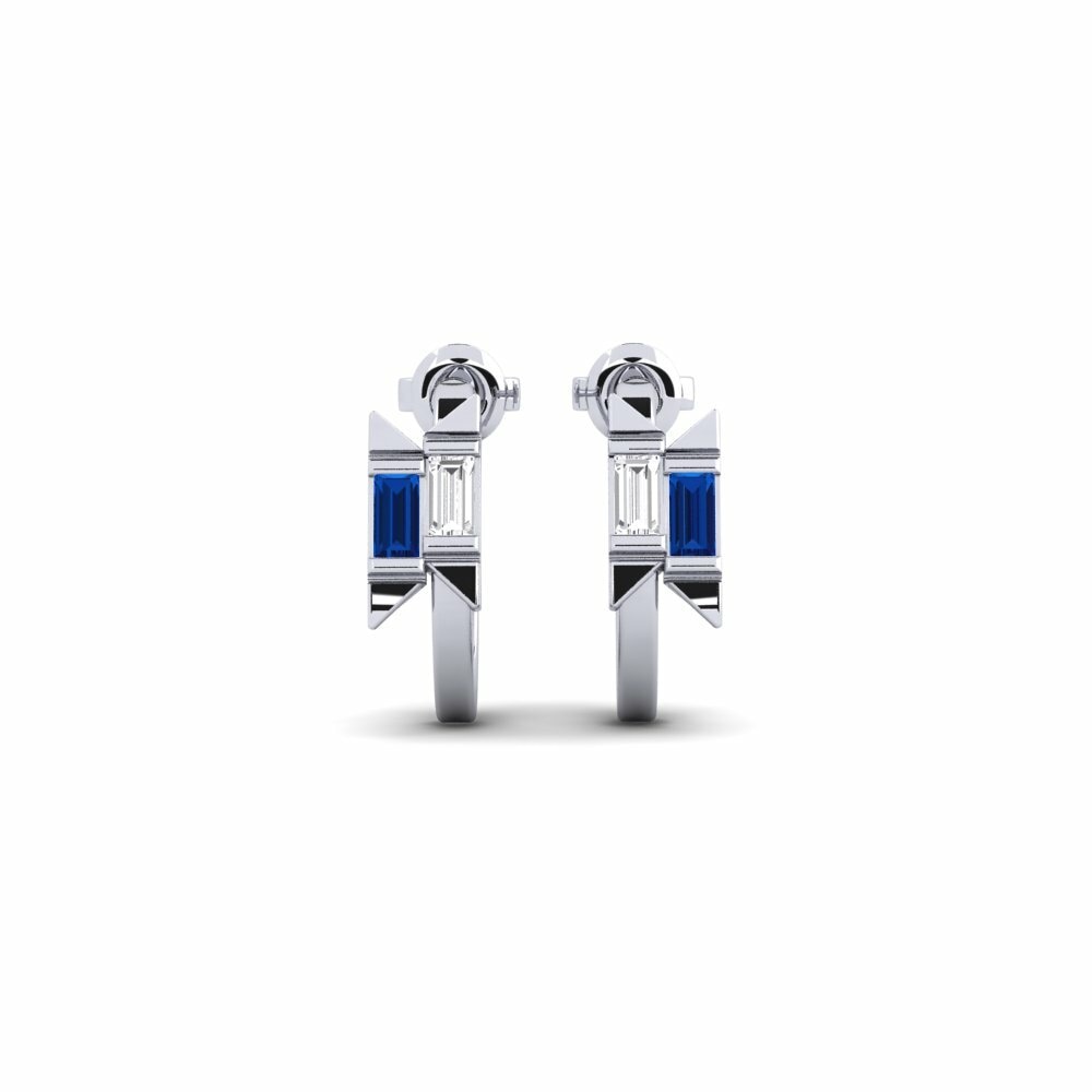 sapphire-zirconia Anting-anting wanita Virtwaldi