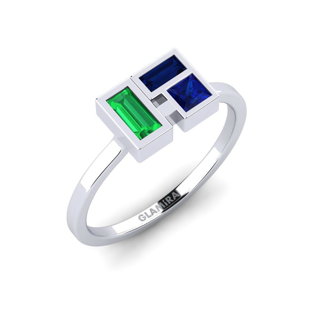950 Platinum Sapphire Ring Wajir