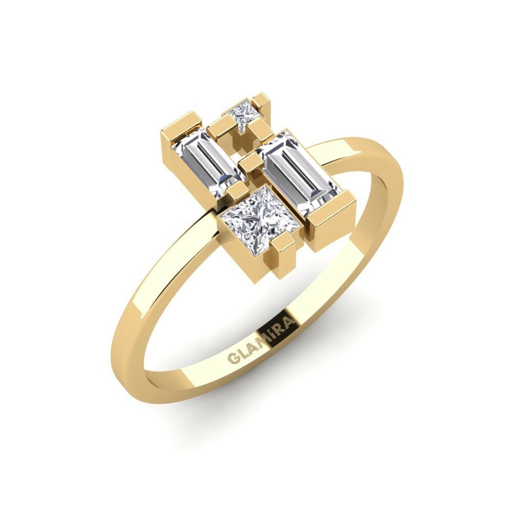 9k Yellow Gold Lab Grown Diamond Ring Watamu