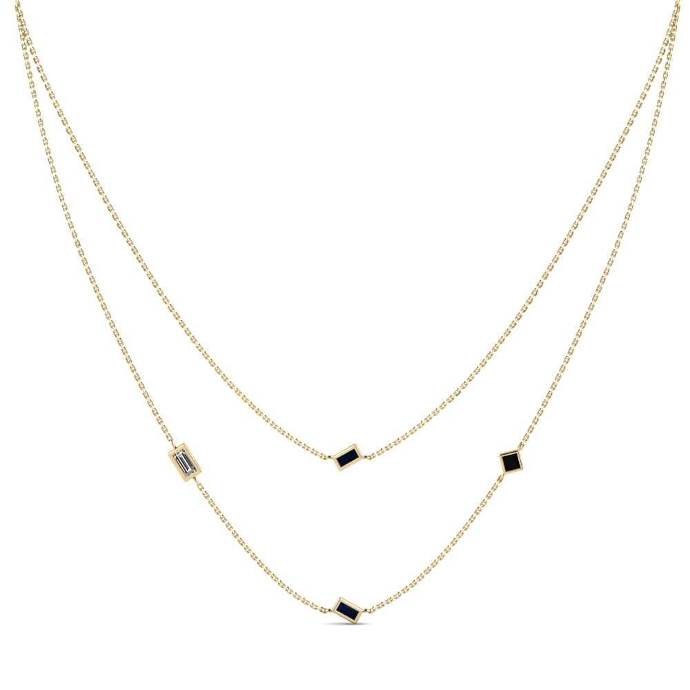 Princess Black Diamond Women's Necklace Awka