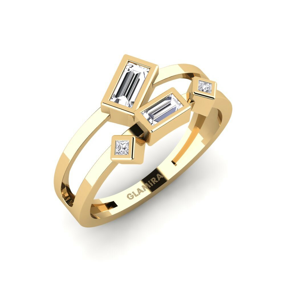 9k Yellow Gold Lab Grown Diamond Ring Calabar