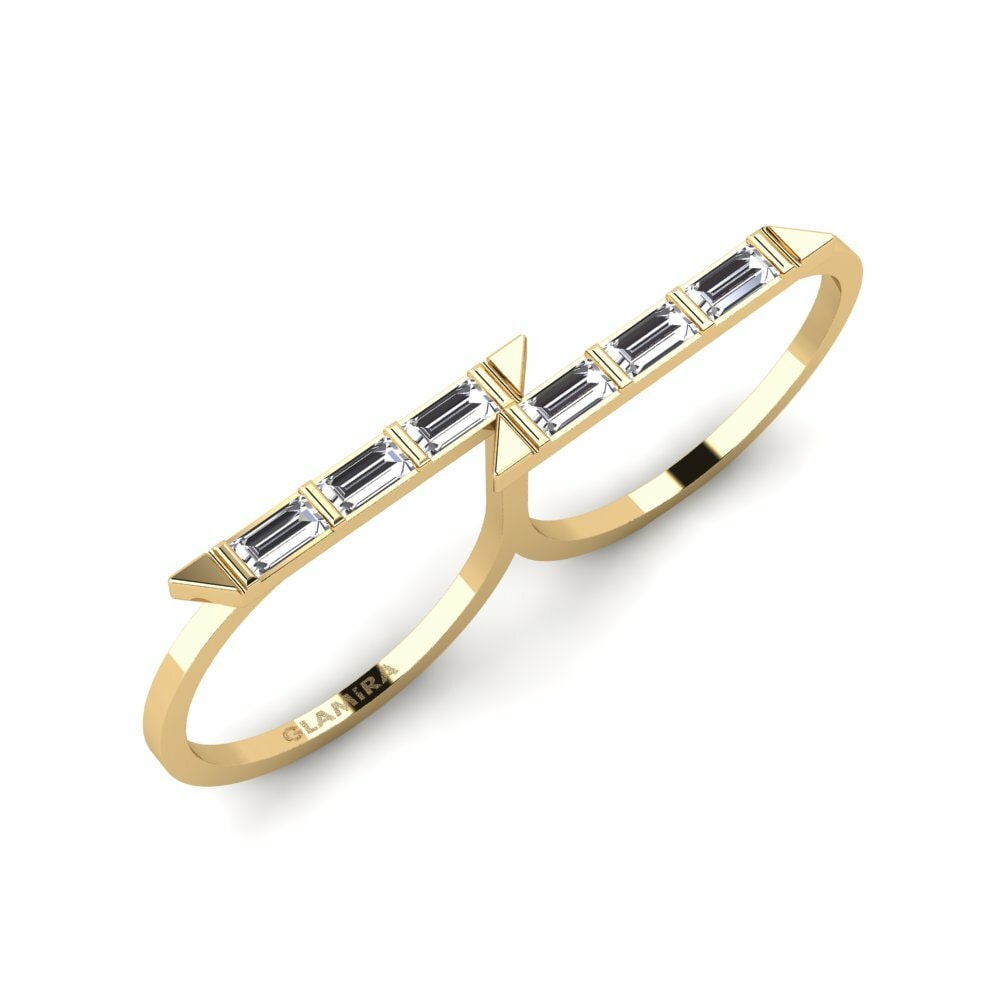 9k Yellow Gold Lab Grown Diamond Ring Ciutat