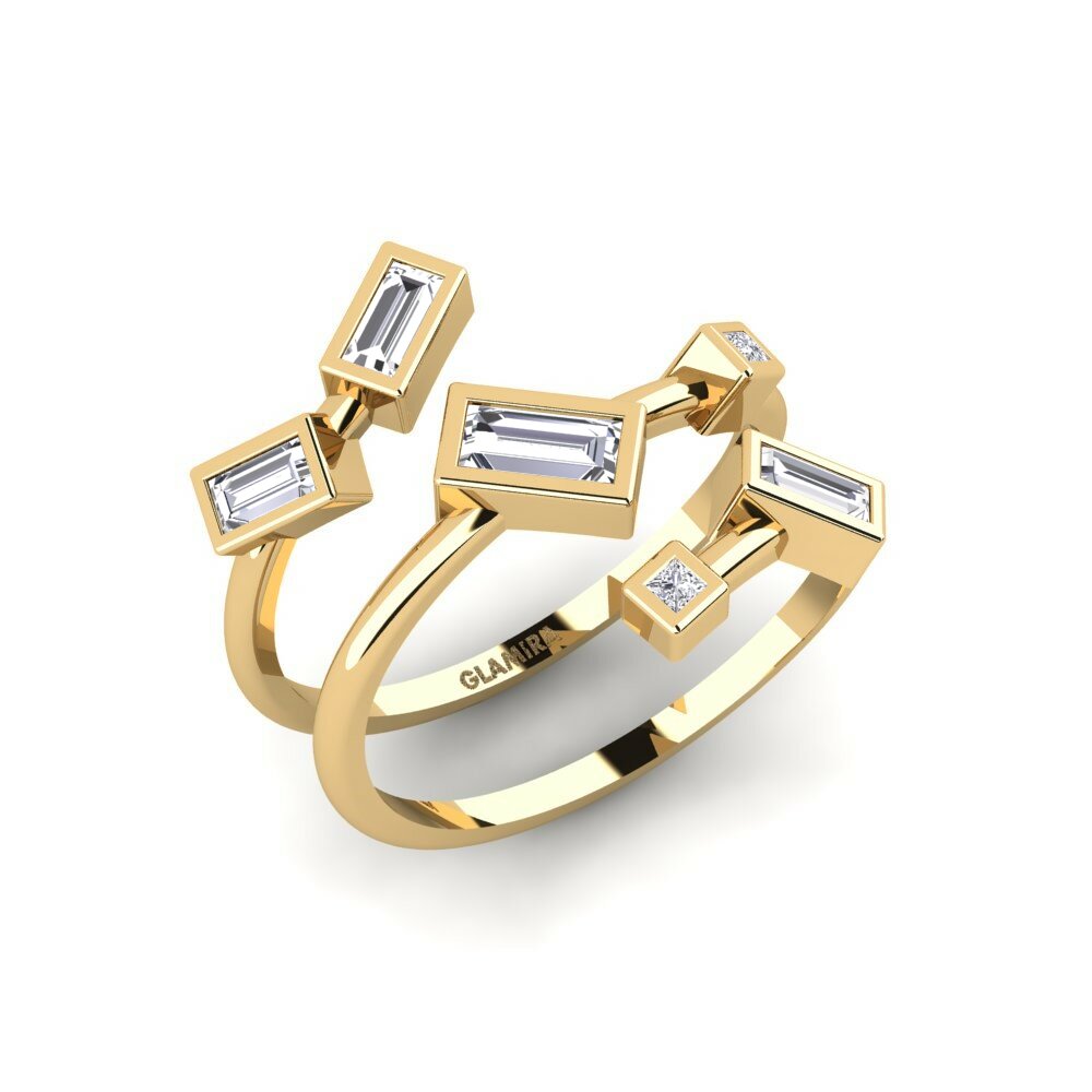 9k Yellow Gold Lab Grown Diamond Ring Funtua