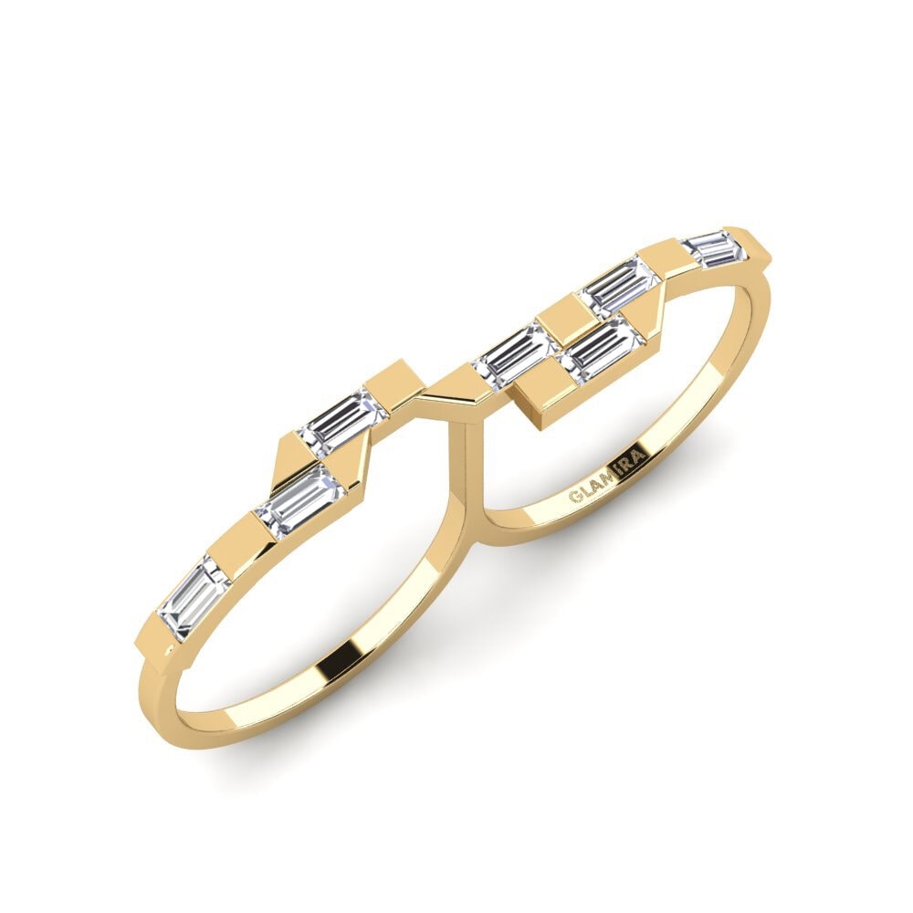 9k Yellow Gold Lab Grown Diamond Ring Laini