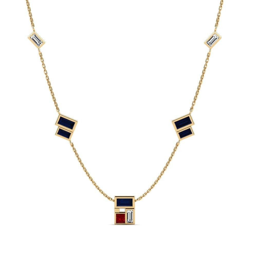 Red Zirconia Women's Necklace Lilongwe
