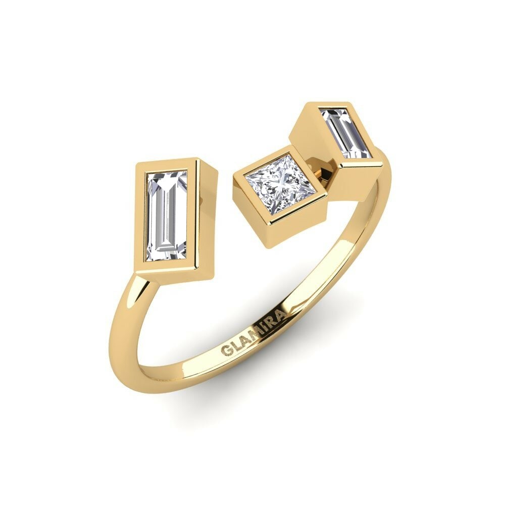 9k Yellow Gold Lab Grown Diamond Ring Mariental