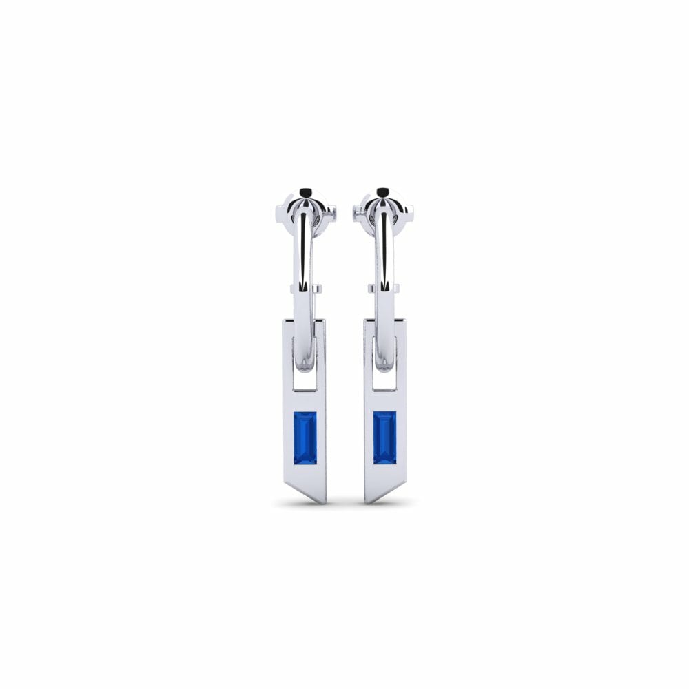 sapphire-zirconia Anting-anting wanita Mizere