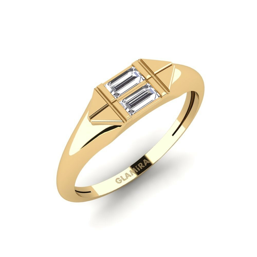 9k Yellow Gold Lab Grown Diamond Ring Monreale