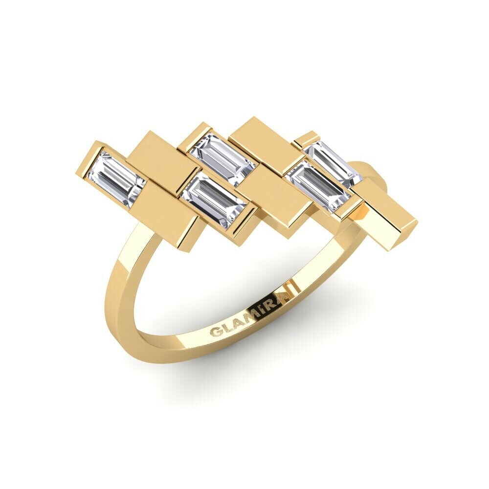 9k Yellow Gold Lab Grown Diamond Ring Morelos