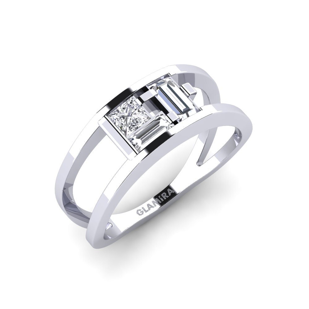 950 Platinum Lab Grown Diamond Ring Abaokoro