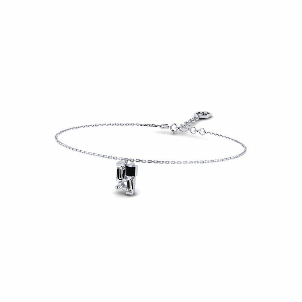 950 Platinum Black Onyx Women's Bracelet Bensonville
