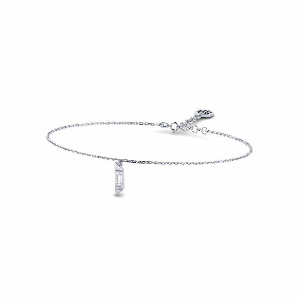950 Platinum Lab Grown Diamond Women's Bracelet Nagani