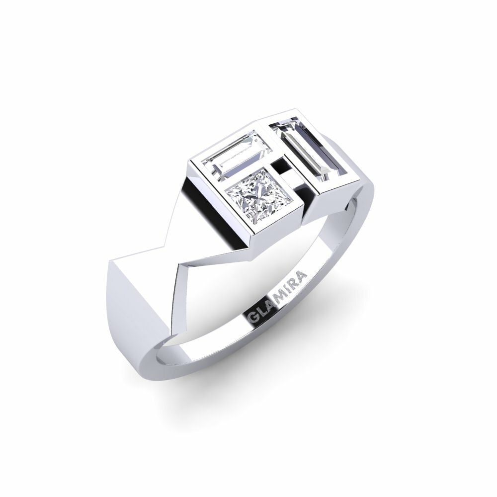 950 Platinum Lab Grown Diamond Pinky Ring Omaruru
