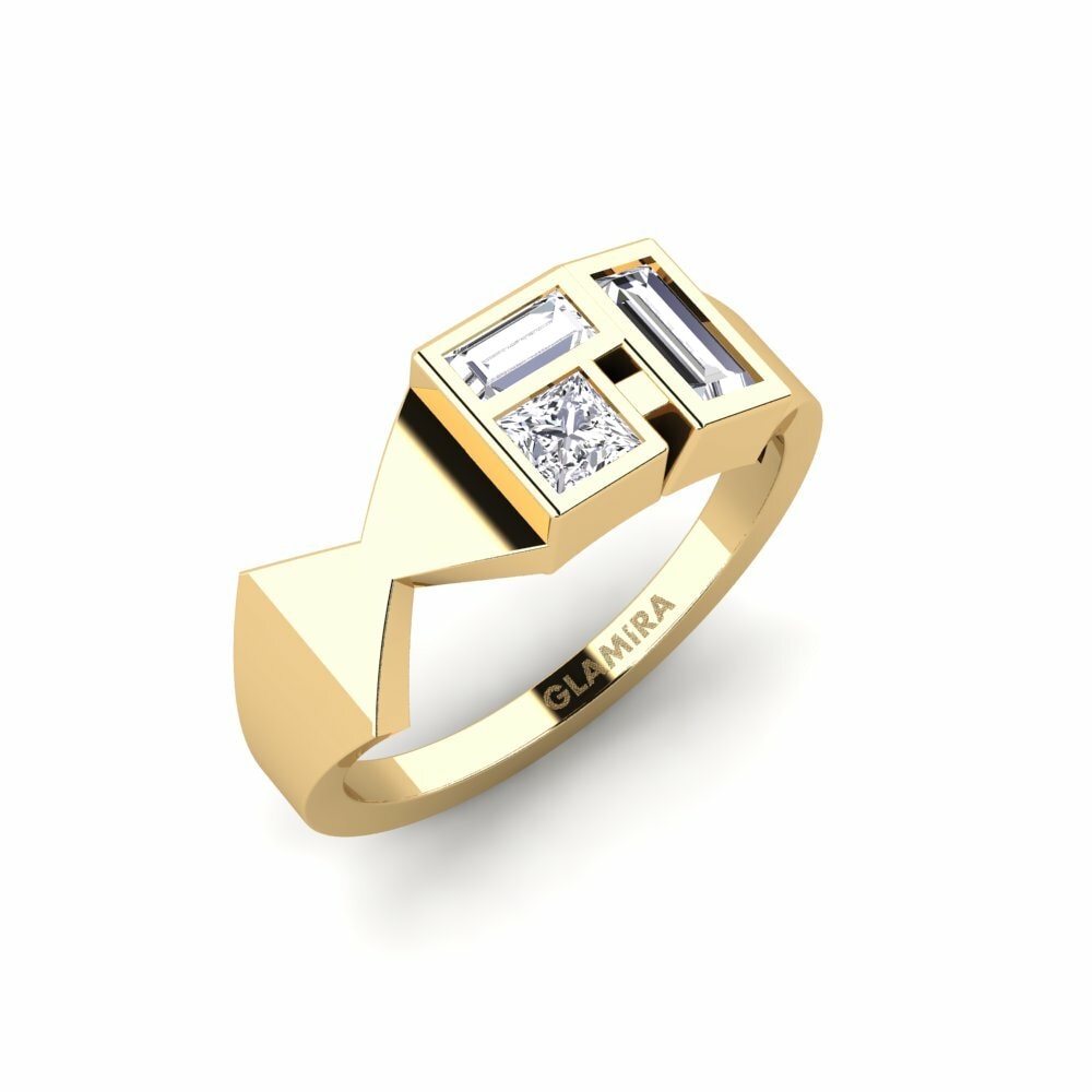 9k Yellow Gold Lab Grown Diamond Pinky Ring Omaruru