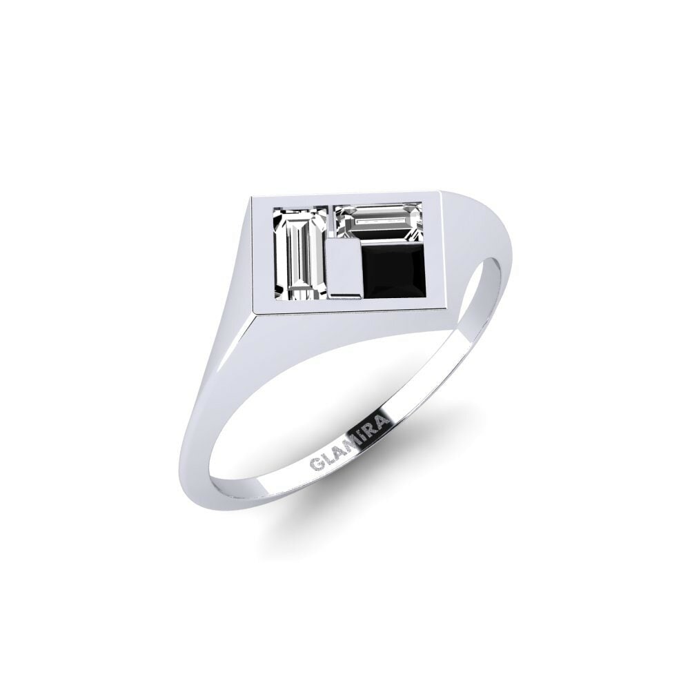 950 Platinum Black Onyx Ring Ongwediva