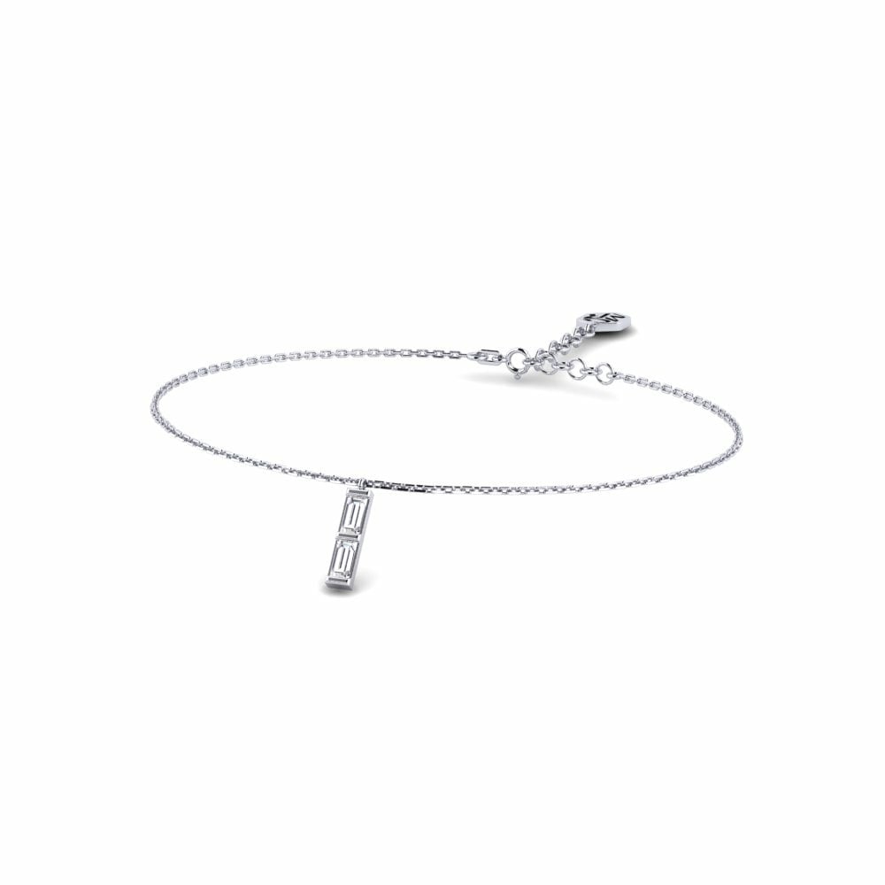 950 Platinum Lab Grown Diamond Women's Bracelet Pilikino