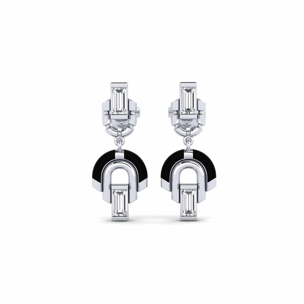950 Platinum Lab Grown Diamond Women's Earring Pitiunt