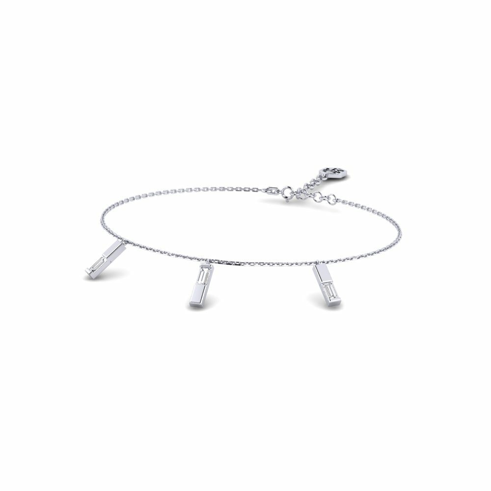950 Platinum Lab Grown Diamond Women's Bracelet Radiony