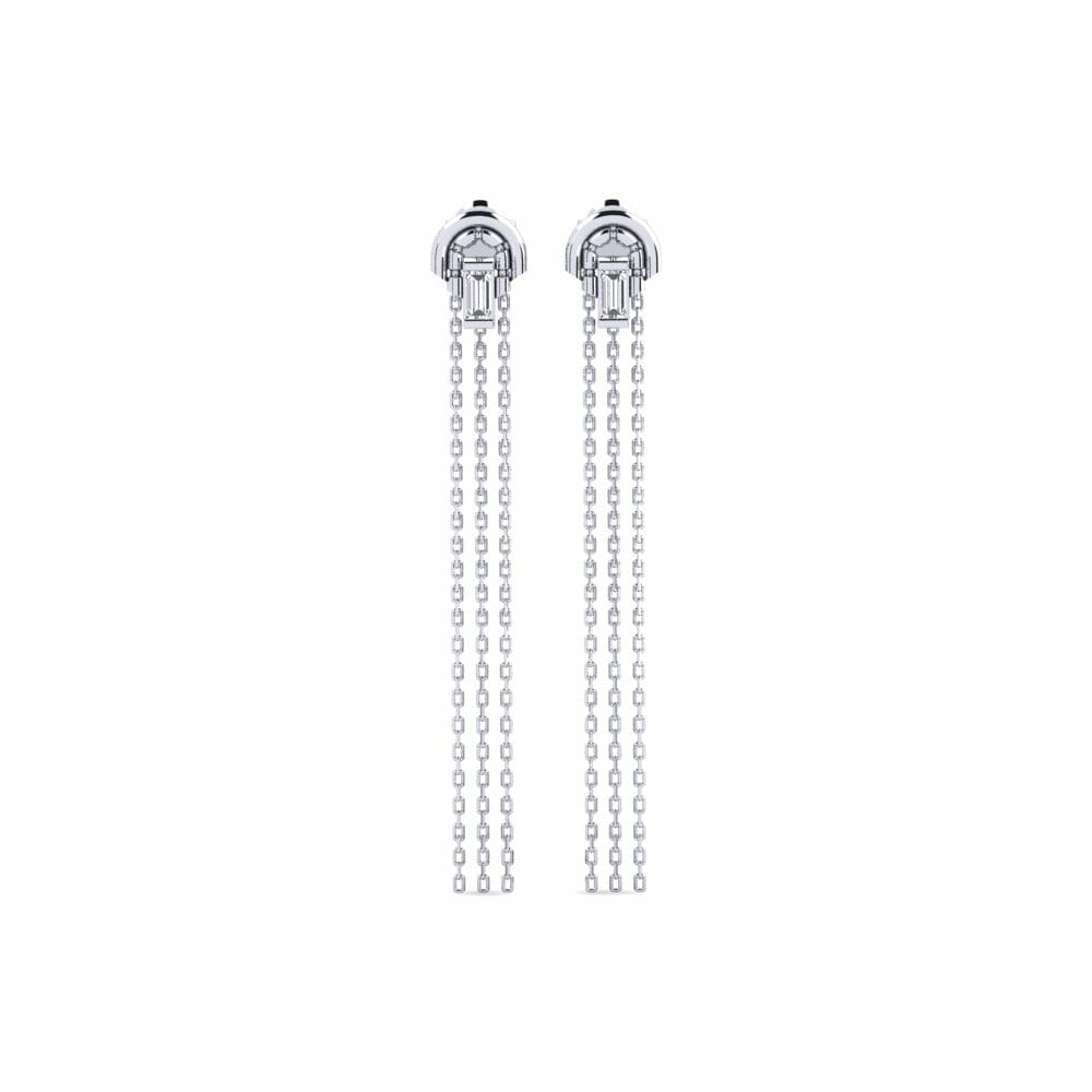 950 Platinum Lab Grown Diamond Women's Earring Sauldre